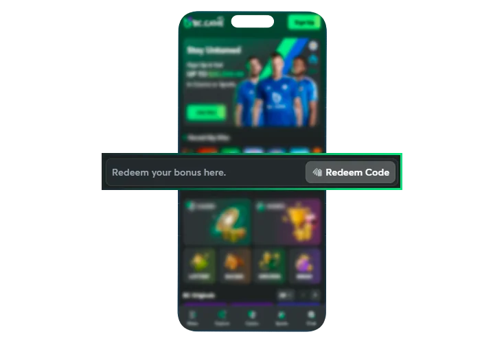 Redeem Your Bonus Code