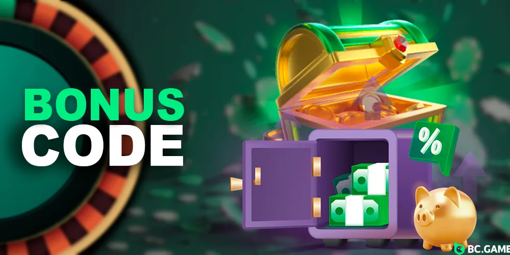Enter a bonus code to get money