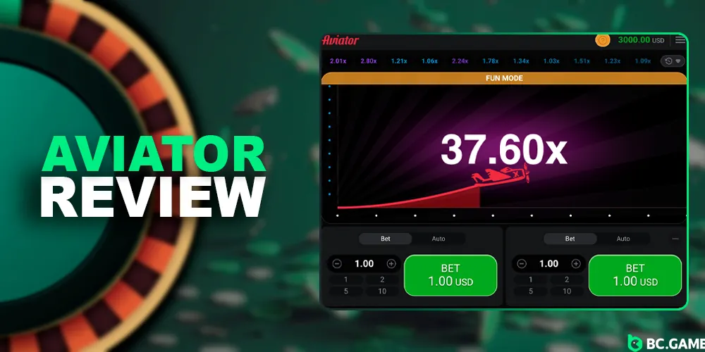 Review of the popular game Aviator