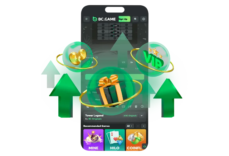 Receiving rewards for winning