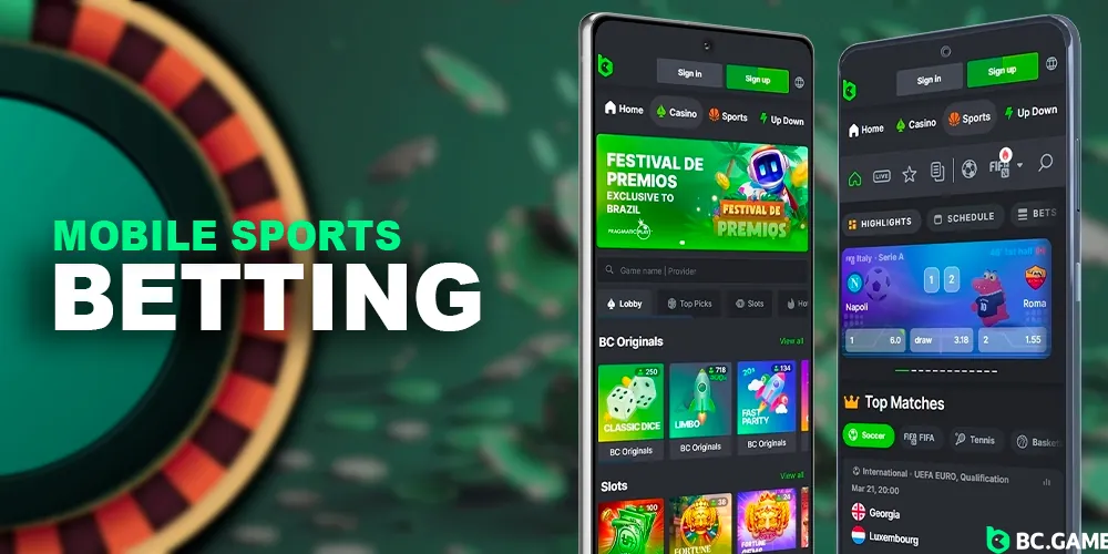 Mobile betting options
