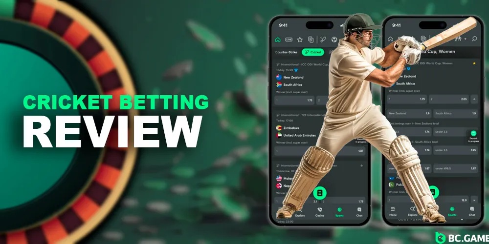 Cricket betting review