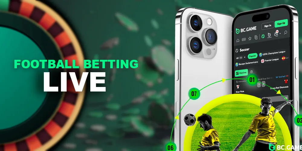 Football live betting